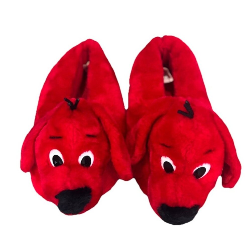 Clifford The Big Red Dog Slippers Women's size 9-10 Red Slippers